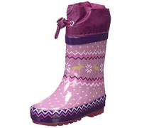 Playshoes Bottes En Caoutchouc Doublées Chaussure de sport nautique Mixte Enfant, Violet Norvégien, 22/23 EU