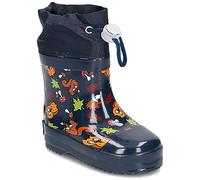 Playshoes Bottes En Caoutchouc Doublées Hautes Bottes de pluie Mixte Enfant, Animaux De La Forêt Marine, 23 EU