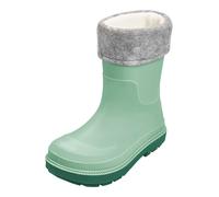 PLAYSHOES Bottes en caoutchouc gris / gris clair / menthe, Taille 21