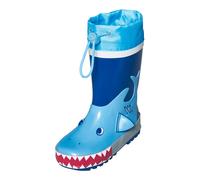 PLAYSHOES Bottes en caoutchouc 'Hai' bleu / bleu clair / rouge / blanc, Taille 23