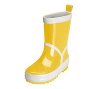 PLAYSHOES Bottes en caoutchouc jaune / blanc, Taille 20,5