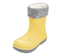 PLAYSHOES Bottes en caoutchouc jaune / gris, Taille 33