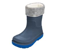 Playshoes Gummistiefel gefüttert, Botte de pluie Enfants unisexes, Marine Socke,