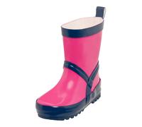PLAYSHOES Bottes en caoutchouc marine / rose, Taille 30,5