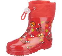 PLAYSHOES Bottes en caoutchouc marron / jaune d'or / vert clair / orange / rouge, Taille 25