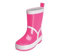 PLAYSHOES Bottes en caoutchouc rose / blanc, Taille 20,5