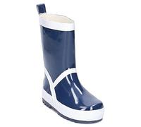Playshoes Bottes En Caoutchouc Sabots Mixte Enfant, Bleu Marine, 24/25 EU