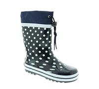 Playshoes Bottes En Caoutchouc Sabots Mixte Enfant, Points Marins, 28/29 EU