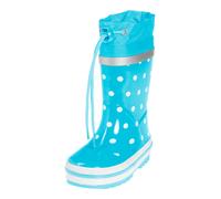 Playshoes Bottes En Caoutchouc Chaussure de sport nautique Mixte Enfant, Points Turquoises, 18/19 EU