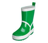 PLAYSHOES Bottes en caoutchouc vert / blanc, Taille 20,5