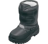 Playshoes Bottine D'Hiver Bottes de pluie Mixte Enfant, Gris Fermeture Scratch, 26/27 EU