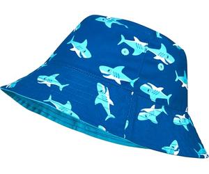Playshoes Chapeau de pêcheur pour garçon Protection UV Bonnet de Bain Bonnet de Requin Bleu (7) Taille 55 (Taille Fabricant : 55 cm)