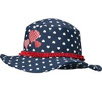 Playshoes UV-Schutz Sonnenhut Herzchen, Bonnet Fille, Bleu (Marine 11), 55 (Taille Fabricant: 55cm)