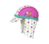 PLAYSHOES Chapeau 'Die Maus' turquoise / vert clair / éosine / blanc, Taille 49