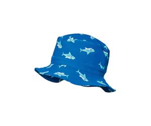 PLAYSHOES Chapeau 'HAI' bleu / menthe / blanc, Taille 51