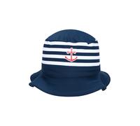 chapeau résistant aux UV bleu/blanc junior 51 cm Bleu
