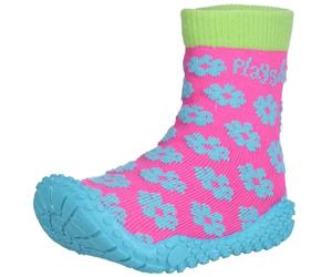 Playshoes Chaussettes Aquatiques Chaussons Mixte Enfant, Fleurs, 22/23 EU