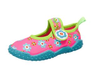 PLAYSHOES Chaussure basse aqua / kiwi / rose / rouge / blanc, Taille 30,5