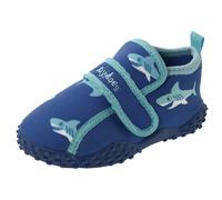 PLAYSHOES Chaussure basse 'HAI' bleu / aqua / blanc, Taille 18,5