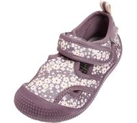 Playshoes Chaussures Aquatiques Unisexes pour Enfant, Fleurs Violettes, 24/25 EU