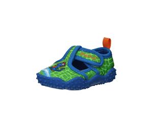 PLAYSHOES Chaussures ouvertes 'Dino' bleu / vert / menthe / orange, Taille 18,5