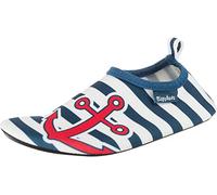 chaussures d'eau protection UV bleu/blanc