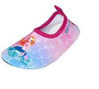 PLAYSHOES Claquettes / Tongs 'Meerjungfrau' azur / orange / rose / rose clair, Taille 22-23