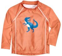 Playshoes Chemise Unisexe à Manches Longues pour Enfants, Dinosaure Ocre Long, 98-104