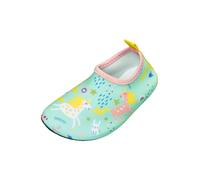 PLAYSHOES Claquettes / Tongs 'Einhorn' bleu / jaune / menthe / blanc, Taille 30-31