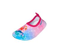 PLAYSHOES Claquettes / Tongs 'Meerjungfrau' azur / orange / rose / rose clair, Taille 30-31