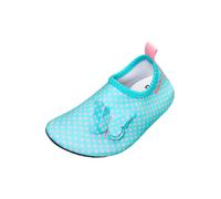 PLAYSHOES Claquettes / Tongs 'Schmetterlinge' bleu ciel / rose, Taille 24-25