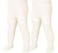 Playshoes Collants Cuisses, Paquet Double Naturel, 98/104 Mixte Enfant