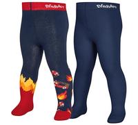 Playshoes Collants Pompiers, Service d'incendie, Lot de 2, 86/92 Mixte Enfant