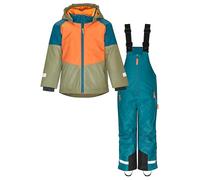 Playshoes Color Block Combinaison de Neige, Petrol, 116 Enfants Unisexes