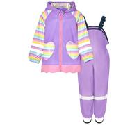 Playshoes Combinaison de pluie deux pièces, combinaison de boue, imperméable, Licorne lilas, 116