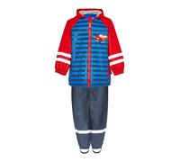 PLAYSHOES Costume fonctionnel 'Rennwagen' bleu marine / bleu ciel / rouge, Taille 80
