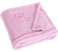 Playshoes Fleece-Couverture Uni 14 Rose 100x150cm (301704)