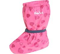 Playshoes Couvre Chaussure Imperméables avec Doublure Coeurs, Pluie, Rose (Pink 18), Medium EU