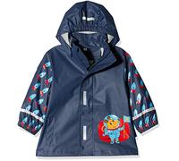 Playshoes DIE MAUS Regenmantel Maus Weltraum, Veste Imperméable Garçon, Bleu (Marine 11), Taille 9-12 mois (80)