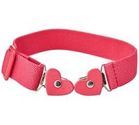 Playshoes Elastik-Gürtel Herz-Clip uni Ceinture, Rouge (Pink), Unique (Taille Fabricant: 74-110) Fille