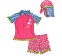 Playshoes Ensemble de Bain 2 pièces Maillot de Bain + Bonnet de Bain avec Protection UV 50+ Protection Solaire