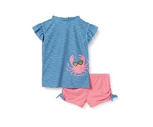 Playshoes Ensemble de Bain Unisexe pour Enfant Protection UV Maillot de Bain 2 pièces, Cancer, 7-9 Years