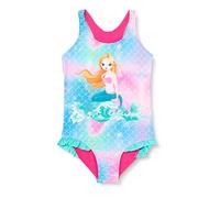 Playshoes Maillot de bain une pièce fille Sirène bleu néon/rose Taille 122-128