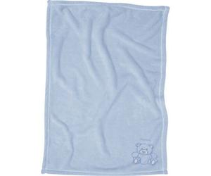 Playshoes Fleece-Couverture Uni 17 Bleu 100x150cm (301704)