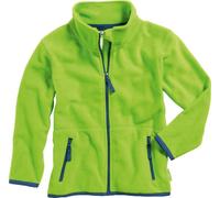 Playshoes Fleece-Jacke Farbig Abgesetzt (420014_29) Grün140