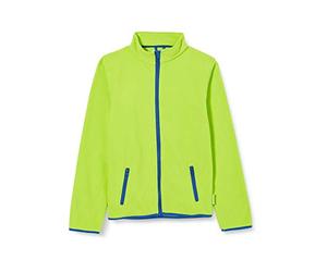 Playshoes Fleece-Jacke farbig abgesetzt Blouson Mixte enfant Vert (Grün 29) 128