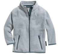 Playshoes Fleece-Jacke Jacket, Gris mélangé (37), 128 cm Garçon
