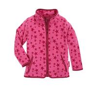 Playshoes Fleece-Jacke Sterne Blouson, Rose (Pink 18), 128 Fille