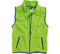Playshoes Fleece-Weste Farbig Abgesetzt (420015_29) Grün104