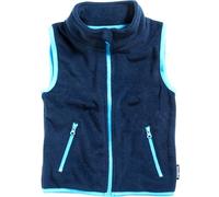 Playshoes Fleece-Weste Farbig abgesetzt Veste sans Manche, Bleu (Marine 11), 104 Garçon